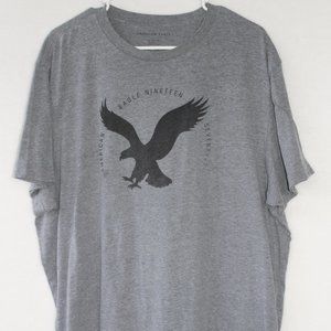 American Eagle Tee Shirt - XXL - Grey